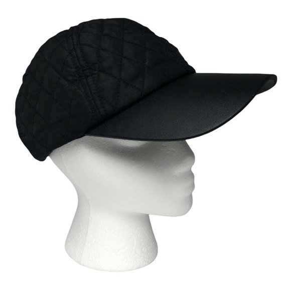 FABLETICS Quilted Cap Hat Black Adjustable - Picture 1 of 6